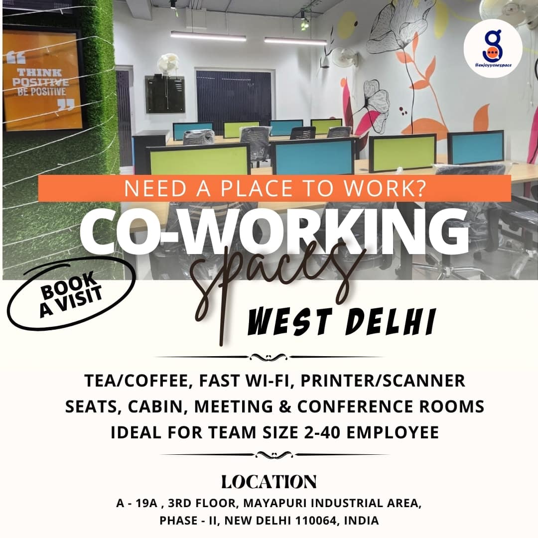 co working spaces in west delhi