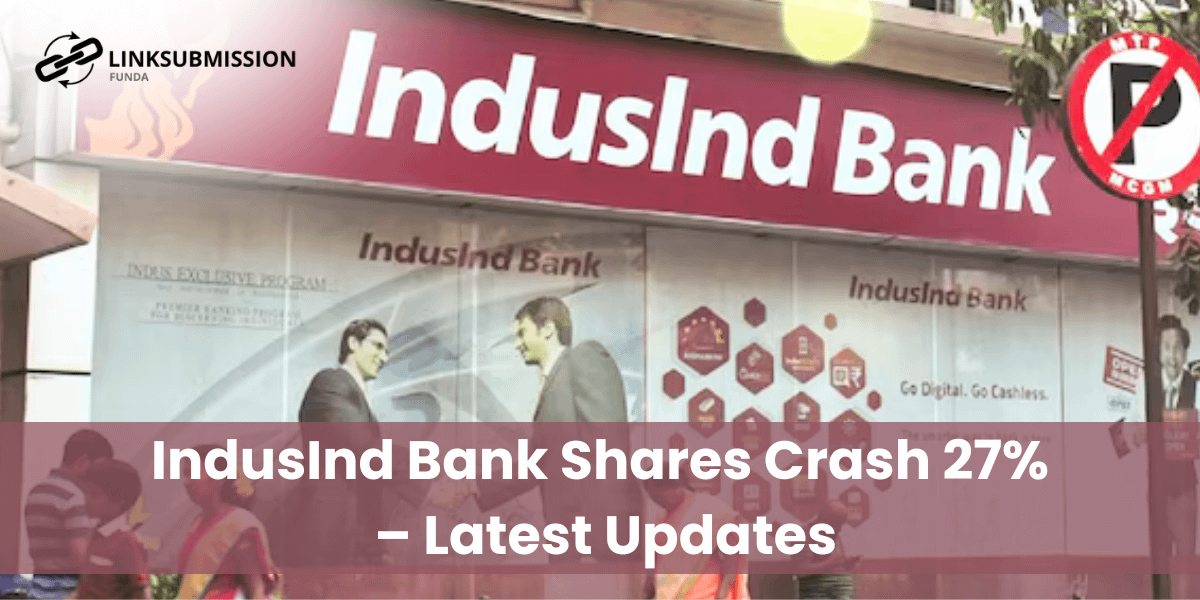 IndusInd Bank branch with written heading.