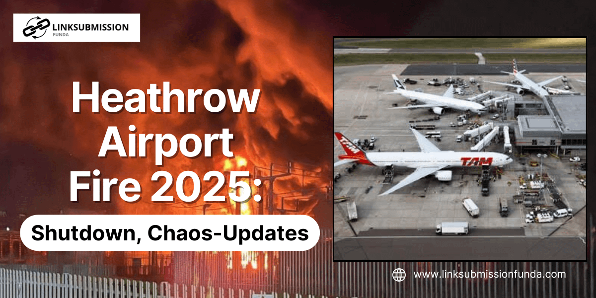 Heathrow Airport- Fire at a Power Station.