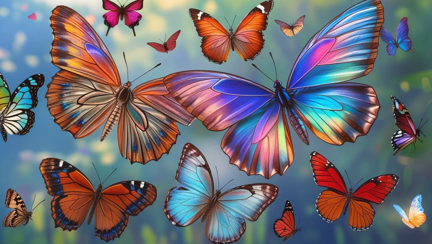 butterflies
