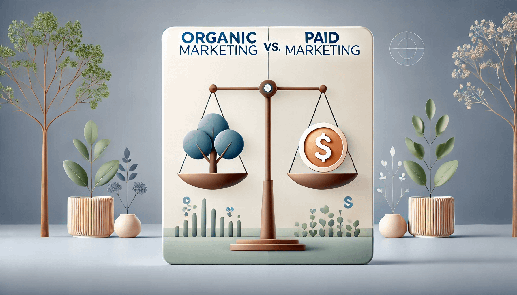Organic vs. Paid Marketing.